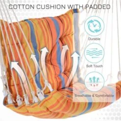 OUTSUNNY Gibraltar Hammock Chair Multicolour 1 Seater -GardenChic Elegant Shop 1655305994 23969900 58axzkjxccaxr62u