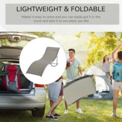 OUTSUNNY S Shaped Sun Lounge Khaki Pack Of 2 -GardenChic Elegant Shop 1660226974 11191400 v2ohj5brtbej0am2