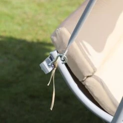 OUTSUNNY Garden Swing Bench White 3 Seater -GardenChic Elegant Shop 1660290851 80583900 gwt9nckvyyg68art