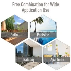 OUTSUNNY Foldable Textaline Garden Chairs Black Pack Of 2 13 OUTSUNNY Foldable Textaline Garden Chairs Black Pack Of 2 -GardenChic Elegant Shop 1660296360 47920500 vr4tdbhvdit6fu98