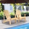 OUTSUNNY Adirondack Love Seat With Table -GardenChic Elegant Shop 2 1 123 20