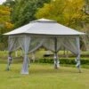 OUTSUNNY Garden Gazebo Steel Oxford 3.5m