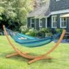 OUTSUNNY Hammock Stand Wooden 3.25m -GardenChic Elegant Shop 2 1 196 2