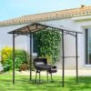 OUTSUNNY Garden Gazebo Black 2.5 X 1.5m 2 OUTSUNNY Garden Gazebo Black 2.5 X 1.5m -GardenChic Elegant Shop 2 1 205