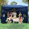 OUTSUNNY Pop Up Gazebo Canopy Blue - 3 X 3m