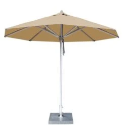 Hurricane 3.0m Round Spuncrylic Parasol 33 Hurricane 3.0m Round Spuncrylic Parasol -GardenChic Elegant Shop 3m 20round 20hurricane 20 20khaki preview.jpeg