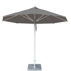 Hurricane 3.5m Round Spuncrylic Parasol -GardenChic Elegant Shop 3m 20round 20hurricane 20 20taupe preview.jpeg 1