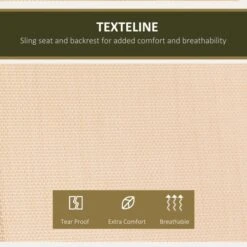 OUTSUNNY 2-Seat Swing Chair Steel Frame Adjustable Canopy Sling Seats W/Middle Table -GardenChic Elegant Shop 4 2 191 25