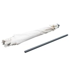 OUTSUNNY Garden Parasol Steel White 3m 18 OUTSUNNY Garden Parasol Steel White 3m -GardenChic Elegant Shop 4 4 111 58