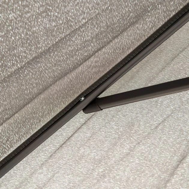 OUTSUNNY Garden Parasol Steel Dark Grey 2.8m 10 OUTSUNNY Garden Parasol Steel Dark Grey 2.8m - Image 8