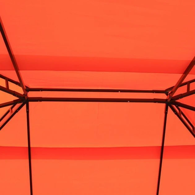 OUTSUNNY Aluminium Gazebo 2 Tier Orange - 3 X 4m 8 OUTSUNNY Aluminium Gazebo 2 Tier Orange - 3 X 4m - Image 6