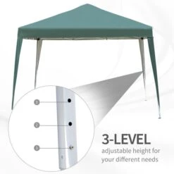 OUTSUNNY Pop Up Gazebo Party Tent Green - 3 X 3m -GardenChic Elegant Shop 4 4 219 21