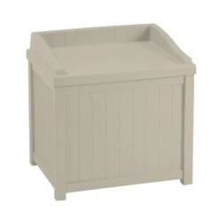 Small Storage Seat In Taupe -GardenChic Elegant Shop 400527 5
