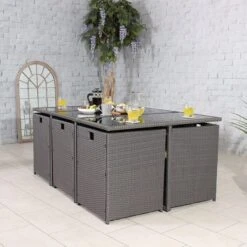 Cannes 10 Seater Cube Set -GardenChic Elegant Shop 400589 001 2