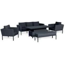 Maze Pulse 3 Seater Sofa Set With Rising Table -GardenChic Elegant Shop 401163