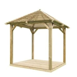 Venetian Wooden Garden Pavilion With Decking Floor 11 Venetian Wooden Garden Pavilion With Decking Floor -GardenChic Elegant Shop 401858 1