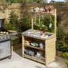Outdoor Barbecue Servery Table 1 Outdoor Barbecue Servery Table -GardenChic Elegant Shop 415491 1