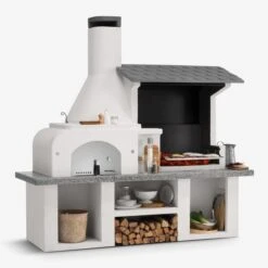 Antille Complete Outdoor BBQ Kitchen With Wood Fired Oven