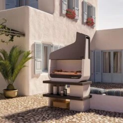 Giardino UP Masonry BBQ With Large Cooking Grill