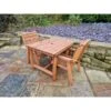 Wooden Garden Bistro Set Sqaure 2 Seat VT108