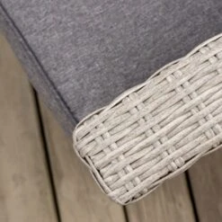 Barbados Corner Set Long Right With Polywood Top Stone Grey -GardenChic Elegant Shop 416656 2