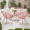 Rio 4 Piece Seating Set Pink PU 2 Rio 4 Piece Seating Set Pink PU -GardenChic Elegant Shop 416672 11