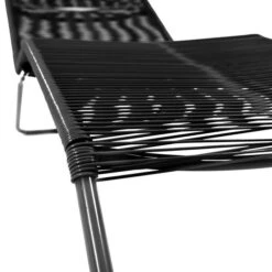 Rio Sun Loungers 2 Piece Set PU Black -GardenChic Elegant Shop 416674 6