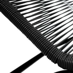 Rio Sun Loungers 2 Piece Set PU Black -GardenChic Elegant Shop 416674 7