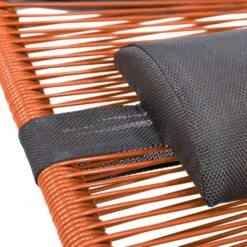 Rio Sun Loungers 2 Piece Set PU Orange -GardenChic Elegant Shop 416677 7