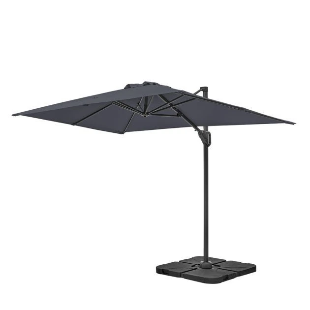 Voyager T1 Oblong Anthracite Parasol 3m X 2m 11 Voyager T1 Oblong Anthracite Parasol 3m X 2m - Image 9