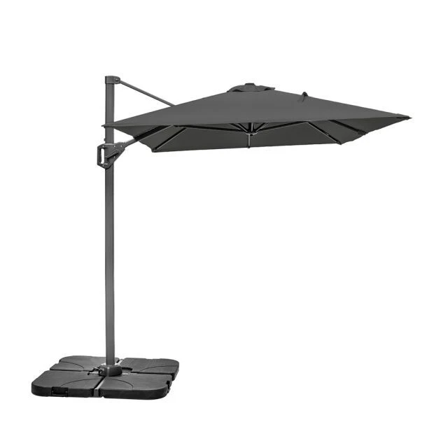 Voyager T1 Oblong Anthracite Parasol 3m X 2m 9 Voyager T1 Oblong Anthracite Parasol 3m X 2m - Image 7