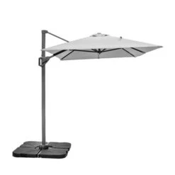 Voyager T1 Oblong Luna Grey Parasol 3m X 2m -GardenChic Elegant Shop 416688 8