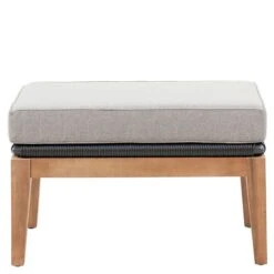 Honolulu Footstool Grey