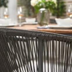 Reims Dining Set Grey -GardenChic Elegant Shop 416847 4