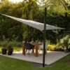 Outdoor Square Shade Sail Grey 5m
