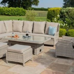 Maze Cotswold Reclining Corner Dining With Rising Table & Reclining Chair -GardenChic Elegant Shop 416895 2