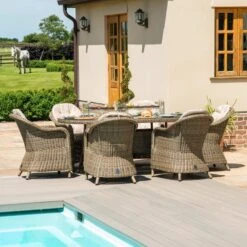 Maze Winchester Oval Fire Pit Dining Set With Heritage Chairs 6 Seater 17 Maze Winchester Oval Fire Pit Dining Set With Heritage Chairs 6 Seater -GardenChic Elegant Shop 416926 2