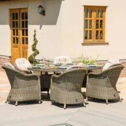 Maze Winchester Oval Fire Pit Dining Set With Heritage Chairs 6 Seater 19 Maze Winchester Oval Fire Pit Dining Set With Heritage Chairs 6 Seater -GardenChic Elegant Shop 416926 4