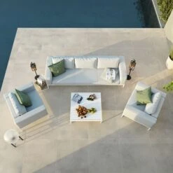 Maze Eve 3 Seat Sofa Set With Spray Stone Coffee Table Lead Chine -GardenChic Elegant Shop 417093 3
