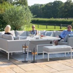 Maze Pulse U Shape Dining Set With Rising Table Lead Chine -GardenChic Elegant Shop 417143 2