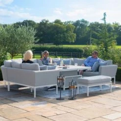 Maze Pulse U Shape Dining Set With Rising Table Lead Chine -GardenChic Elegant Shop 417143 6