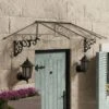 Lily 2600 Door Canopy Clear Black 3 X 9 -GardenChic Elegant Shop 417522 4