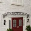 Lily 4100 Door Canopy Clear Black 3 X 14