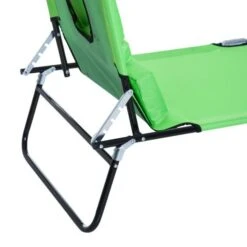 OUTSUNNY Sun Lounger With Reading Hole Green -GardenChic Elegant Shop 5 1 113 16