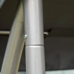 OUTSUNNY Three Person Steel Swing Chair Grey -GardenChic Elegant Shop 5 1 113 36