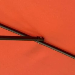 OUTSUNNY Patio Umbrella Metal Wine Red 2 X 3m -GardenChic Elegant Shop 5 2 185 4