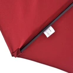 OUTSUNNY Garden Parasol Sun Umbrella Wine Red 4.6m -GardenChic Elegant Shop 5 2 189 17
