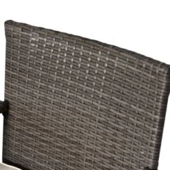 OUTSUNNY Rattan Companion Set Grey -GardenChic Elegant Shop 5 2 196