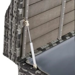 OUTSUNNY Rattan Storage Bench Grey -GardenChic Elegant Shop 5 2 208