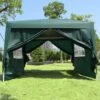 OUTSUNNY Pop Up Gazebo Canopy Green - 3 X 3m